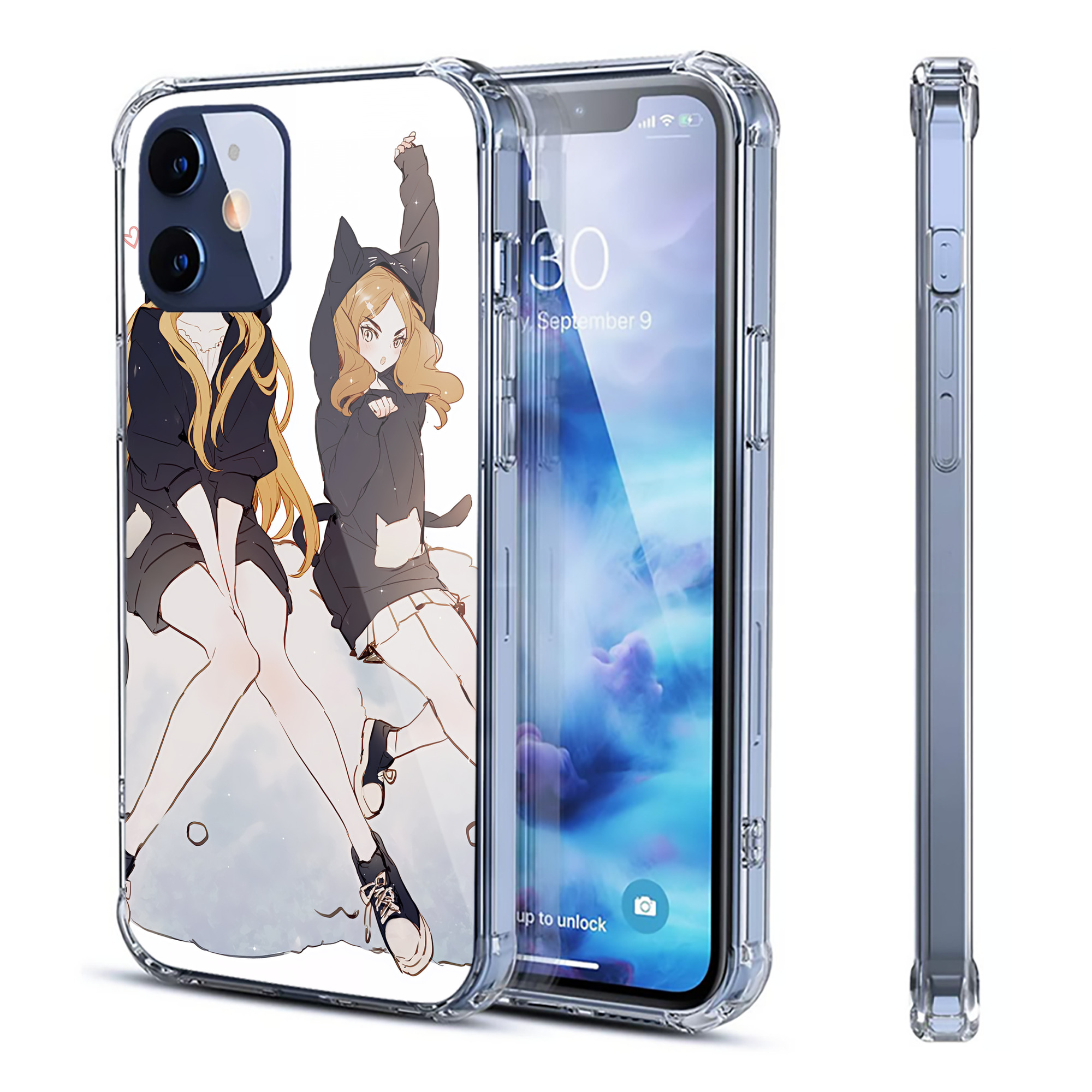 （画像用） ハイキュー!! Haikyu!! 【iPhone 12シリーズ対応】透明スマホケース（クリアソフトケース）